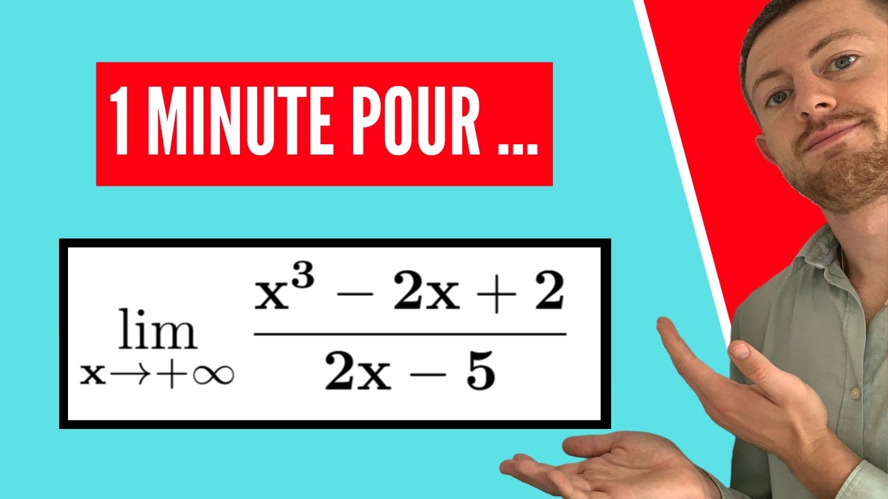 Calculer cette limite en l'infini, en 1 minute!