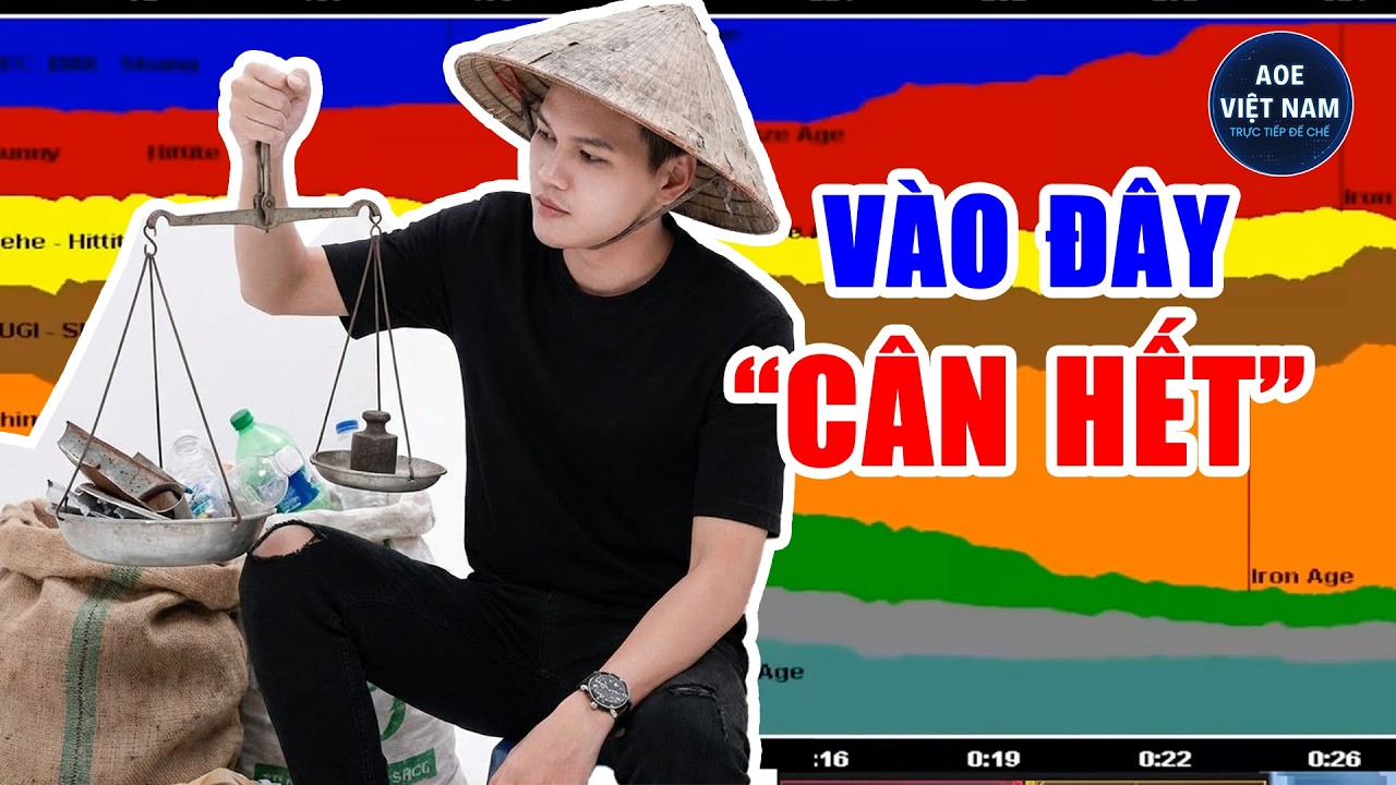 Quá kinh khủng Yamato trong tay Chim Sẻ Đi Nắng cân 2 Shang 2 Hittite | AOE Việt Nam Hay Nhất