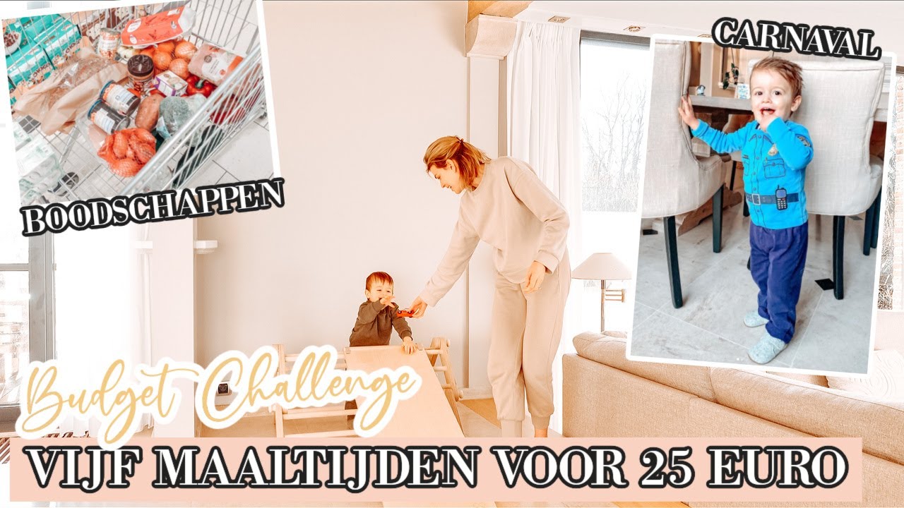 Weekmenu budget challenge - 5 maaltijden voor € 25! WEEKVLOG | Lifestyle Spot