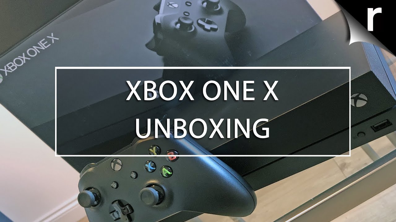 Xbox One X Unboxing (UK model)