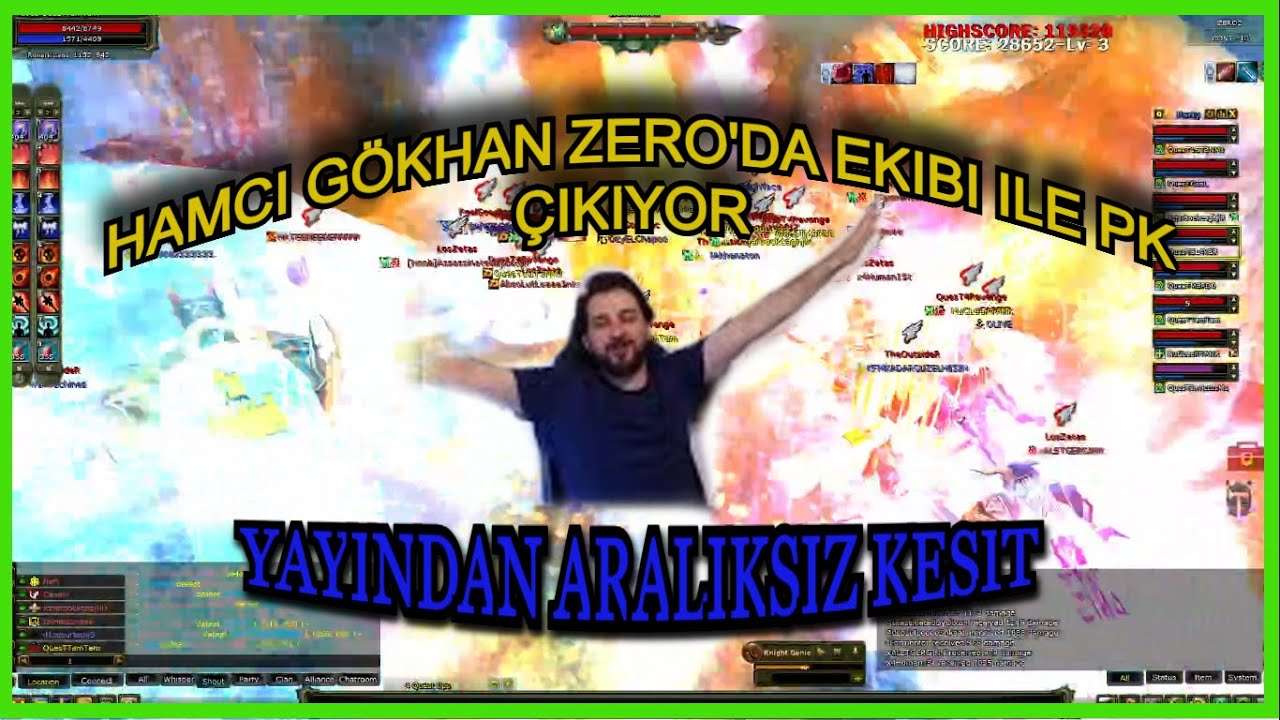 Hamcı G&ouml;khan Zero'da Quest Mage Ekibi ile PK &Ccedil;ıkıyor! l Aralıksız Yayın Kesiti l Knight Online