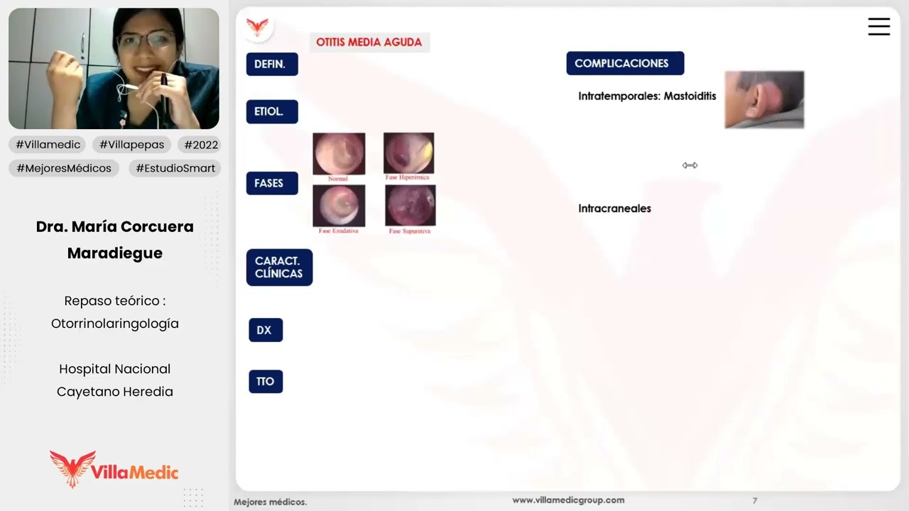 PREGUNTAS Y RESPUESTAS PARTE 1 - OTORRINOLARINGOLOGÍA - VILLAMEDIC