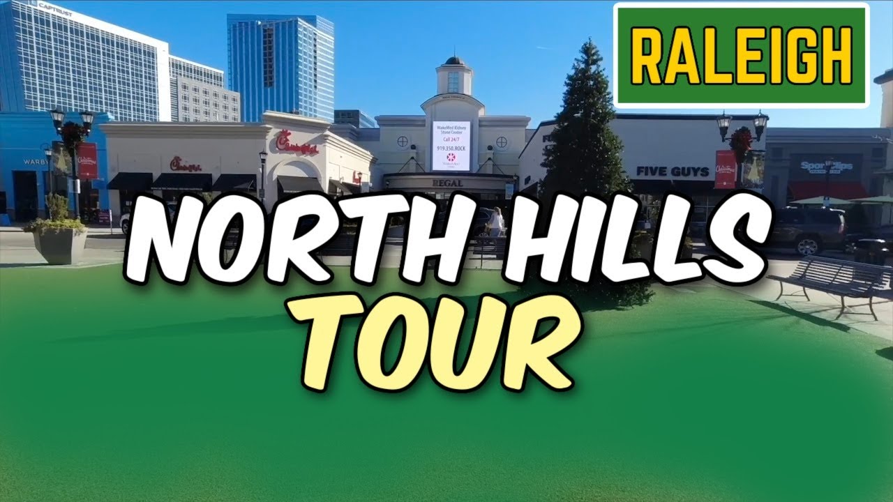 Walking Tour of North Hills in Midtown Raleigh NC