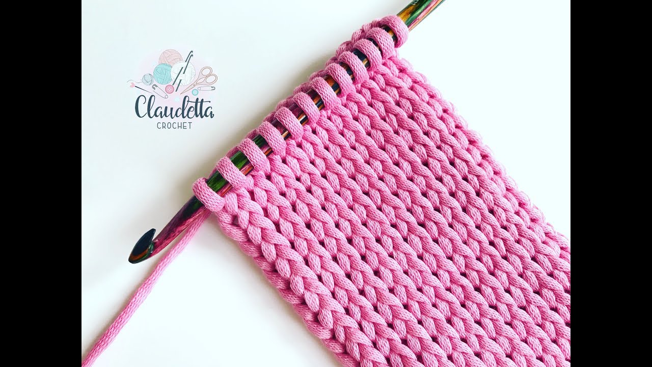 TUNESISCH HÄKELN Strickmuster häkeln ganz einfach