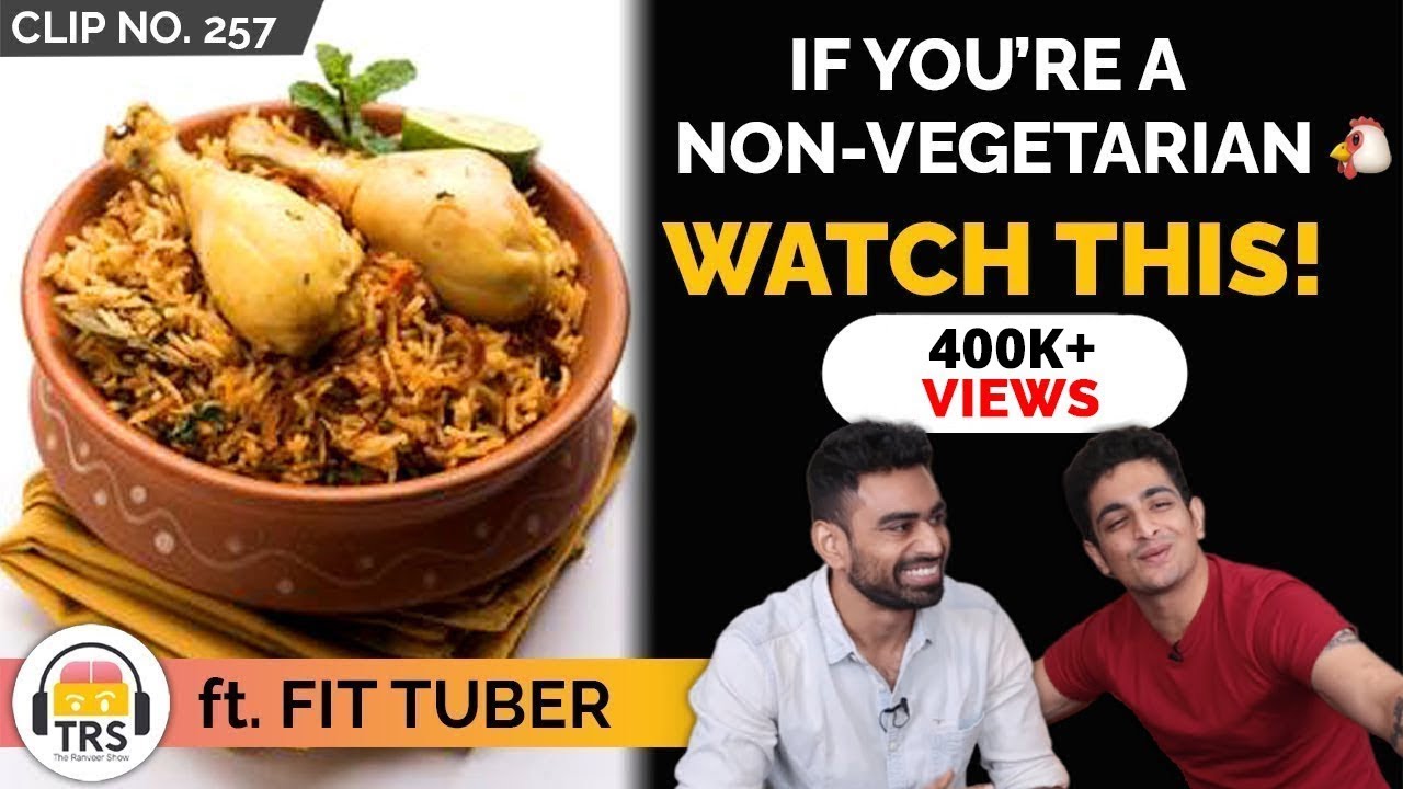 If You Are A Non-Vegetarian - Watch This | @Fit Tuber On Vegetarianism | TheRanveerShow Clips