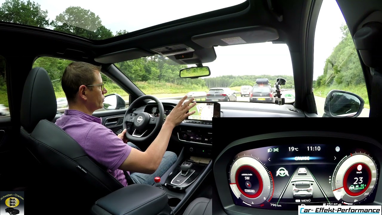Nissan QASHQAI Assistenzsysteme, Stop & Go, Frontassist, Schildererkennung/Übern. Toterw. Spurhalte.