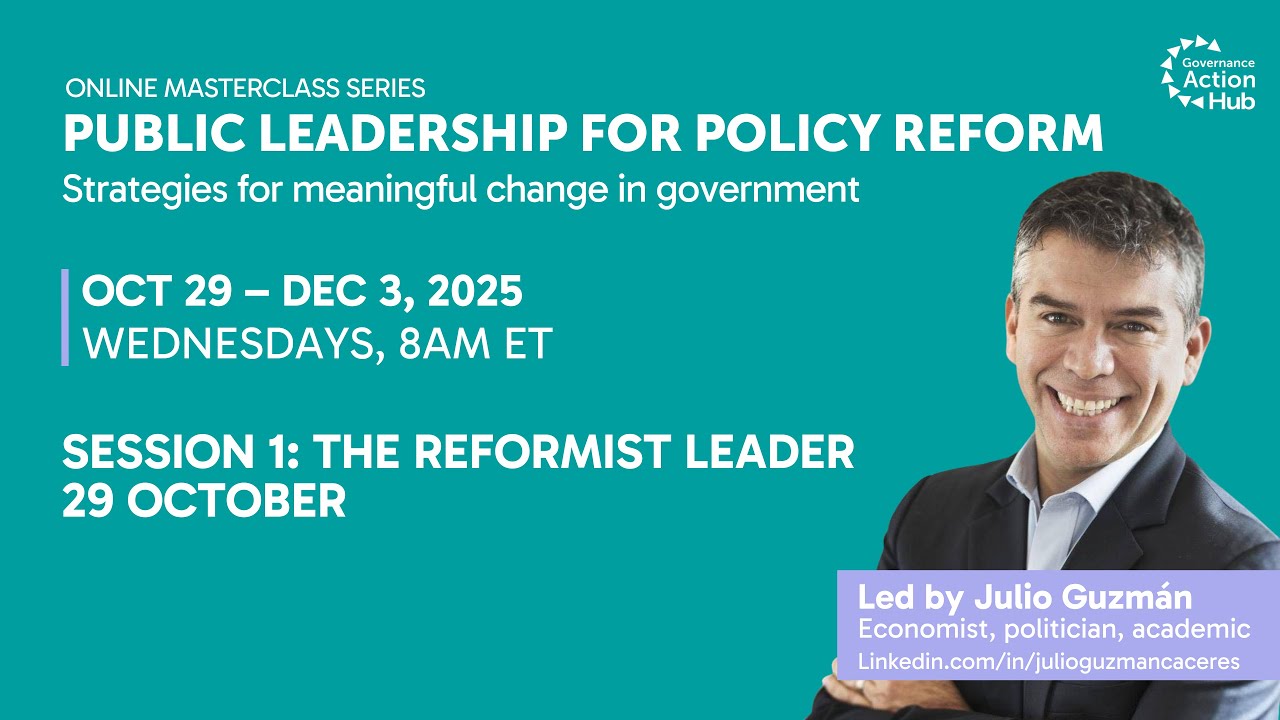 The Reformist Leader | Democratic Public Leadership for Policy Reform Session 1