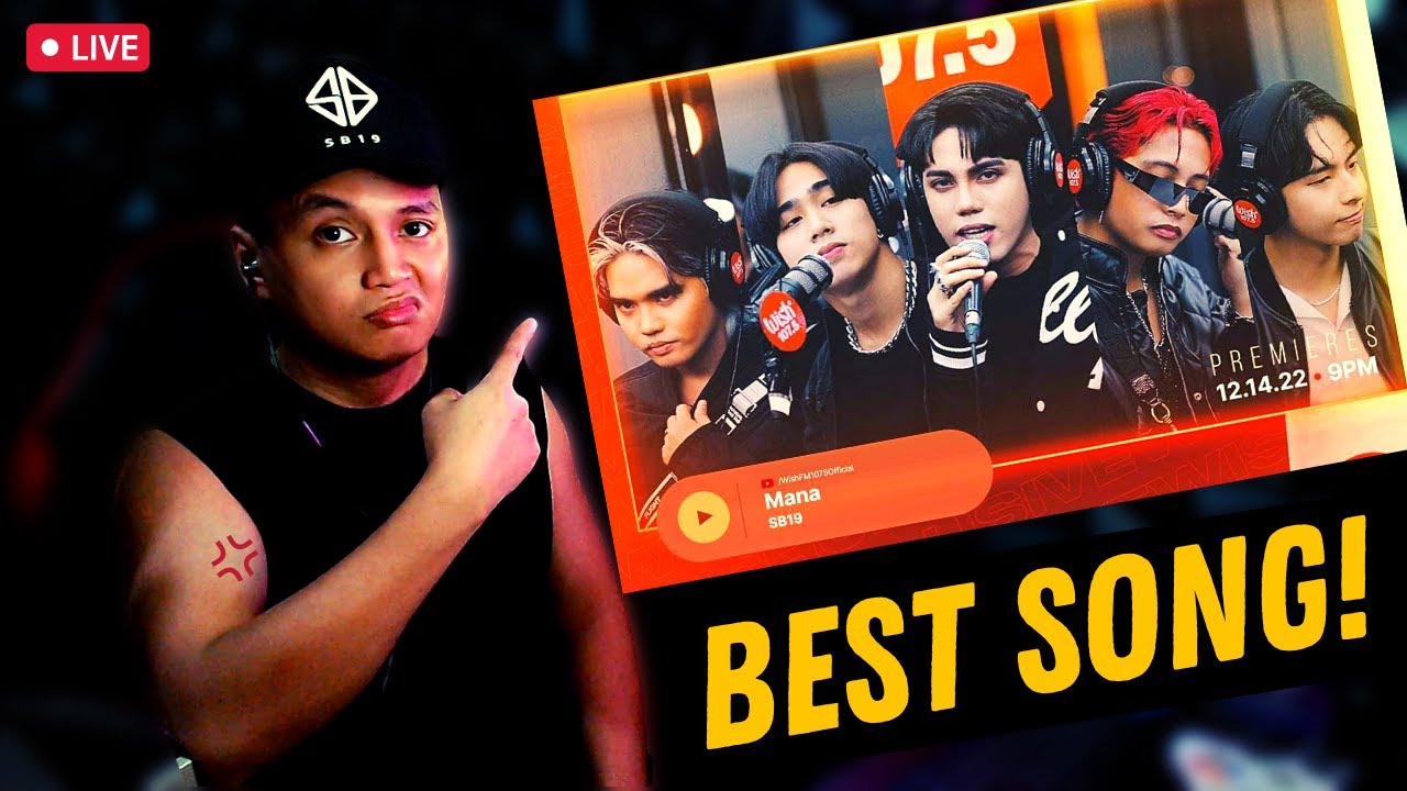 Reacting LIVE to SB19's MANA on Wish 107.5 Bus