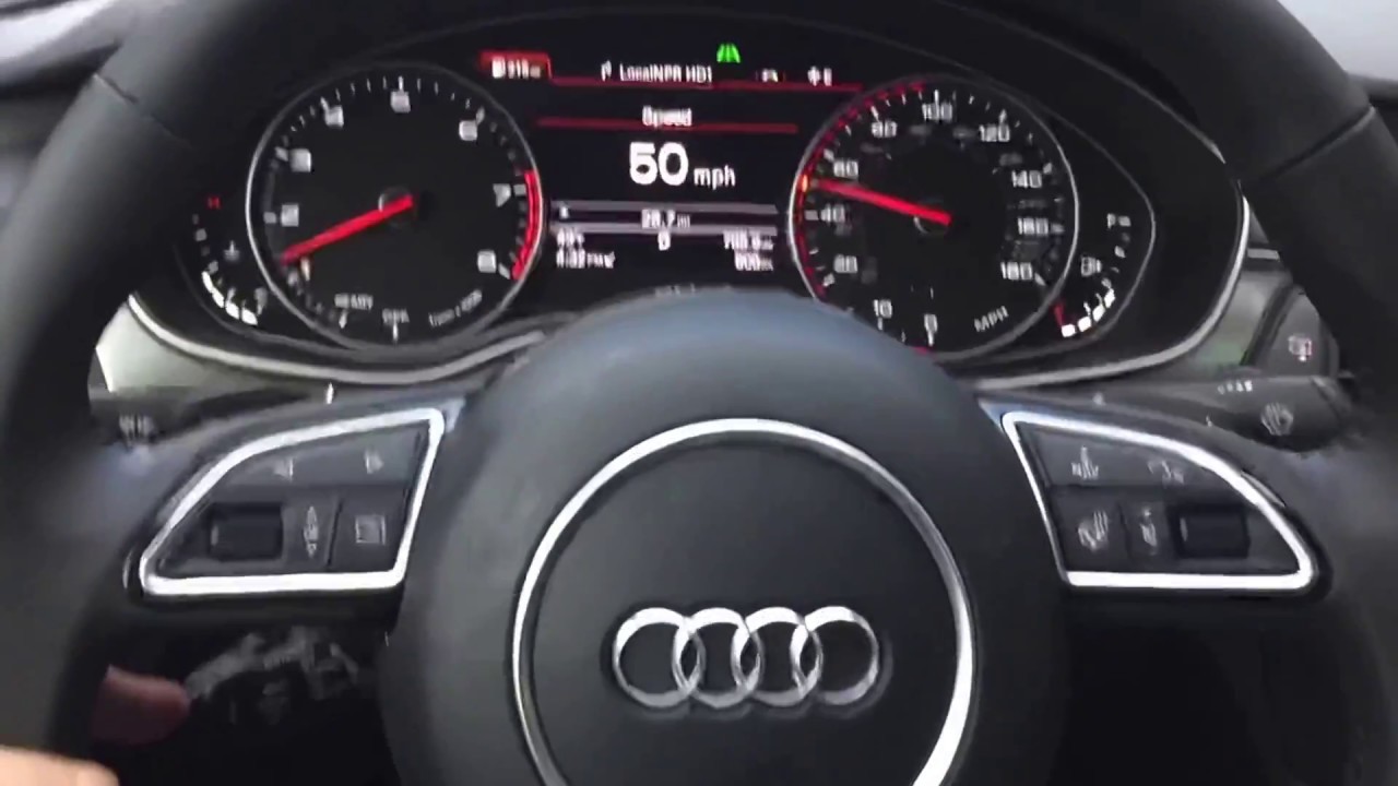 AUDI Adaptive Cruise Control 2017 Audi A6 Demonstration
