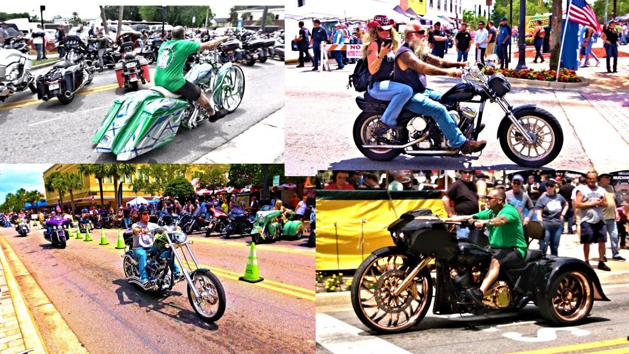 Leesburg Bikefest 2024 Motorcycles,  Harley Davidson, Kawasaki, bikers, Bike Week