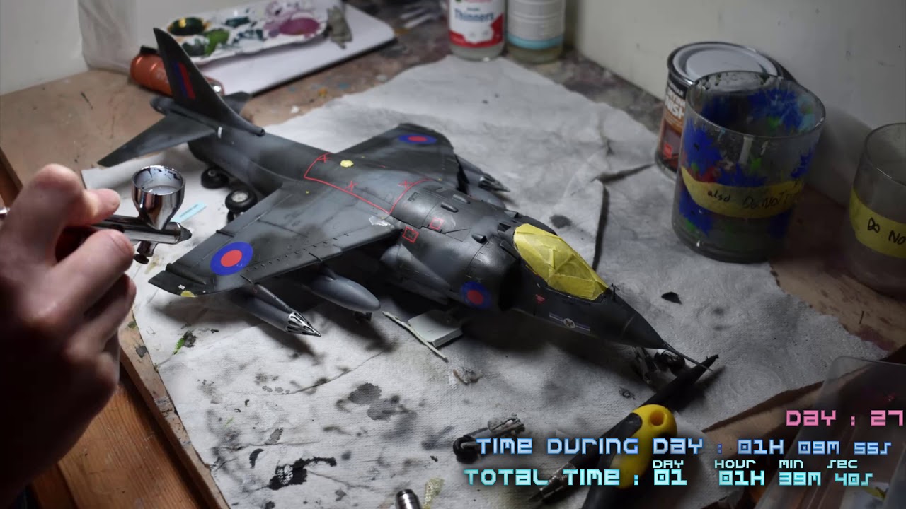 Harrier GR1 (1:32) Time Lapse model kit