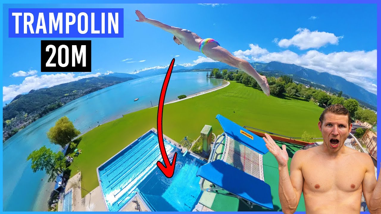 TRAMPOLIN auf 20M SPRUNGTURM | Schweiz Folge 3/3