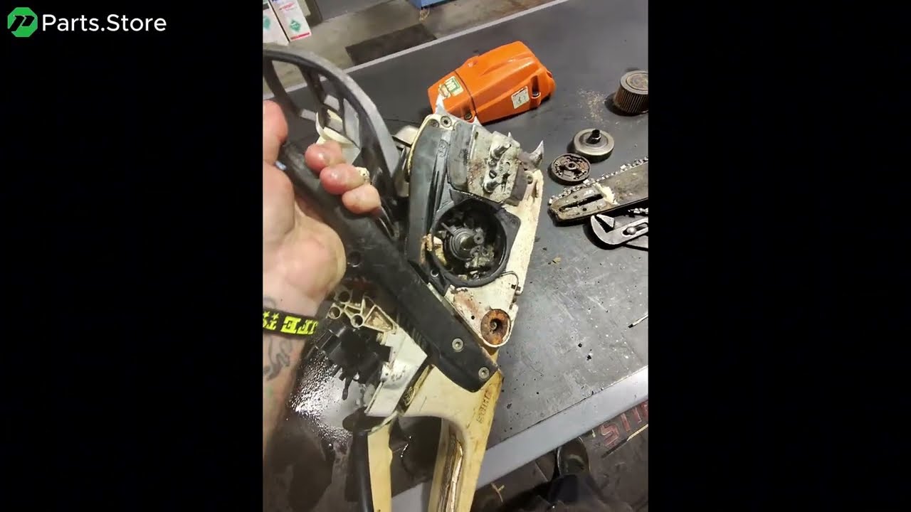 Проблема со звездочкой цепной пилы STIHL MS261 | Полное руководство по ремонту