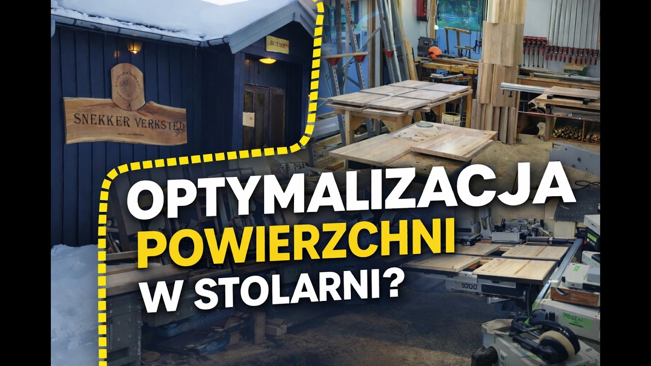 Optymalizacja Powierzchni w Stolarni / Snekker Robert LIVE