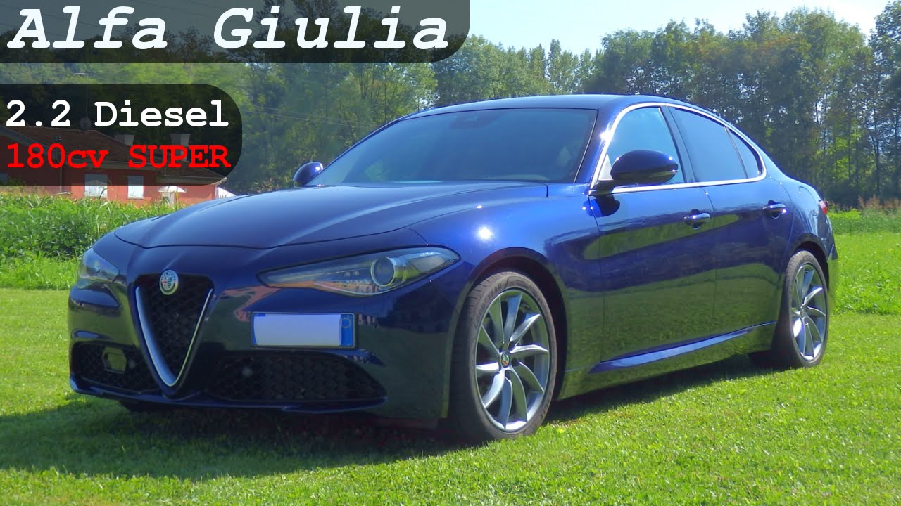 Alfa Giulia 2.2 Diesel 180cv 132KW Super Full Optional | Full Overview Test Drive and Acceleration