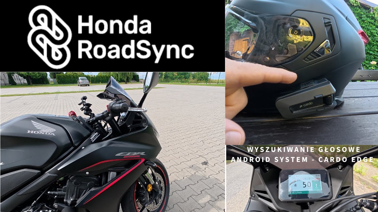 Honda RoadSync  - Android System - Cardo Edge - Wyszukiwanie głosowe