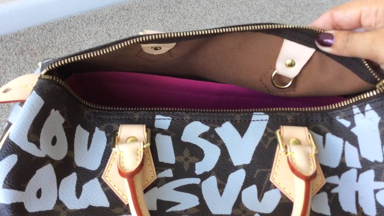 Louis Vuitton Graffiti Speedy Restoration - Part Two