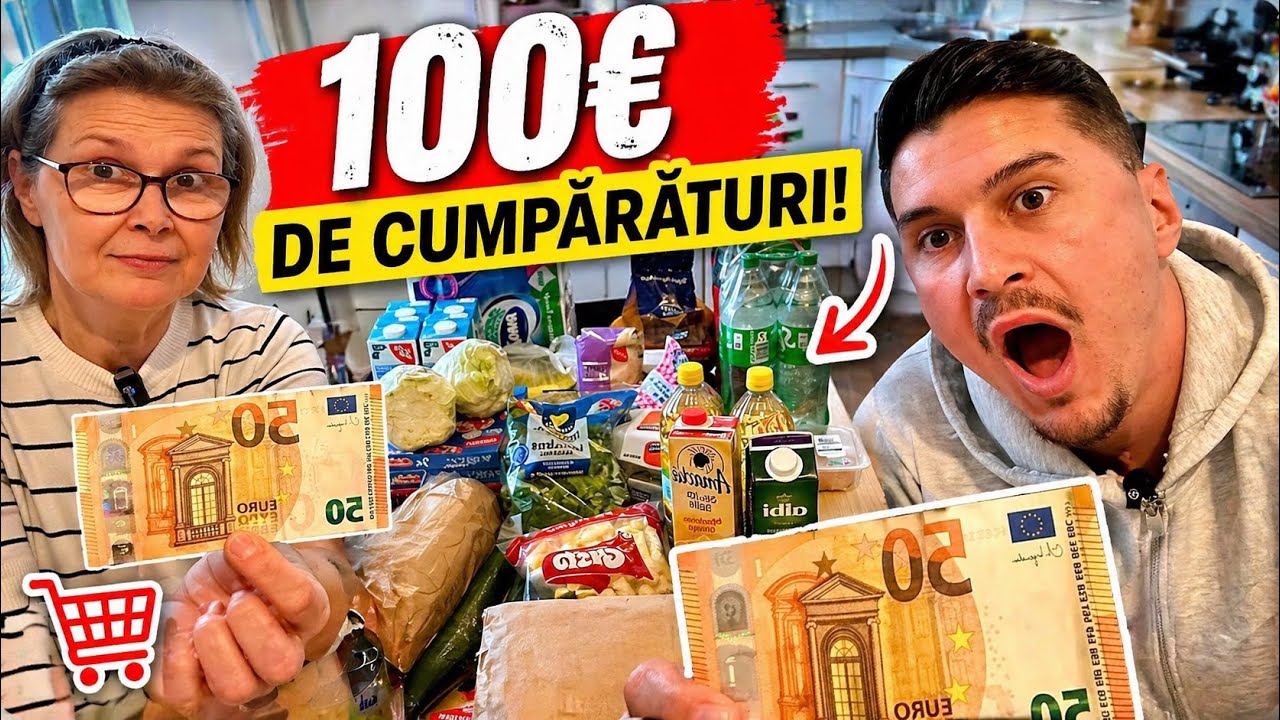 Ce poți cumpăra cu 100€ la supermarket in Germania 🇩🇪 Prețuri reale 