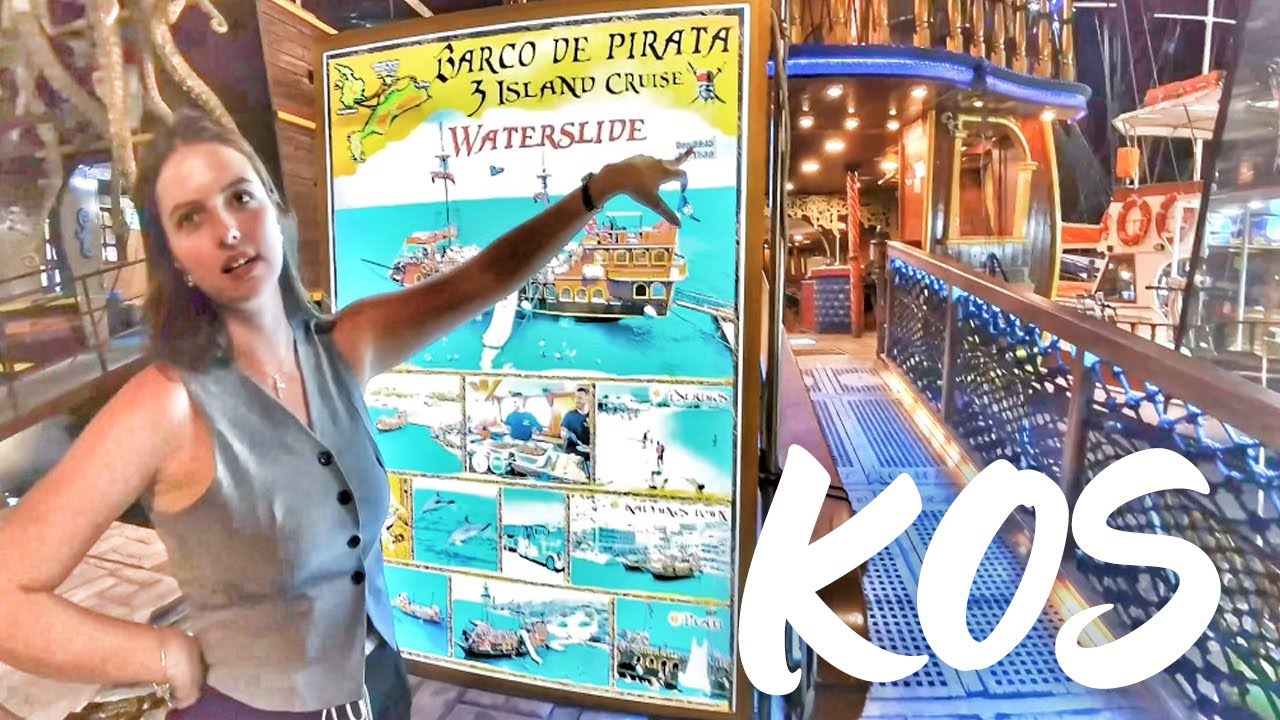 Kos, Greece - Barco De Pirata boat tour, 3 island cruise