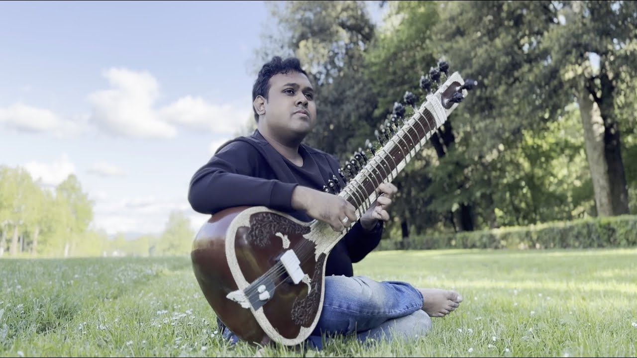Khelaghor Bandhte Legechi | Kalyan Majumdar | Sitar | Music Video | Instrumental | Florence | Italy