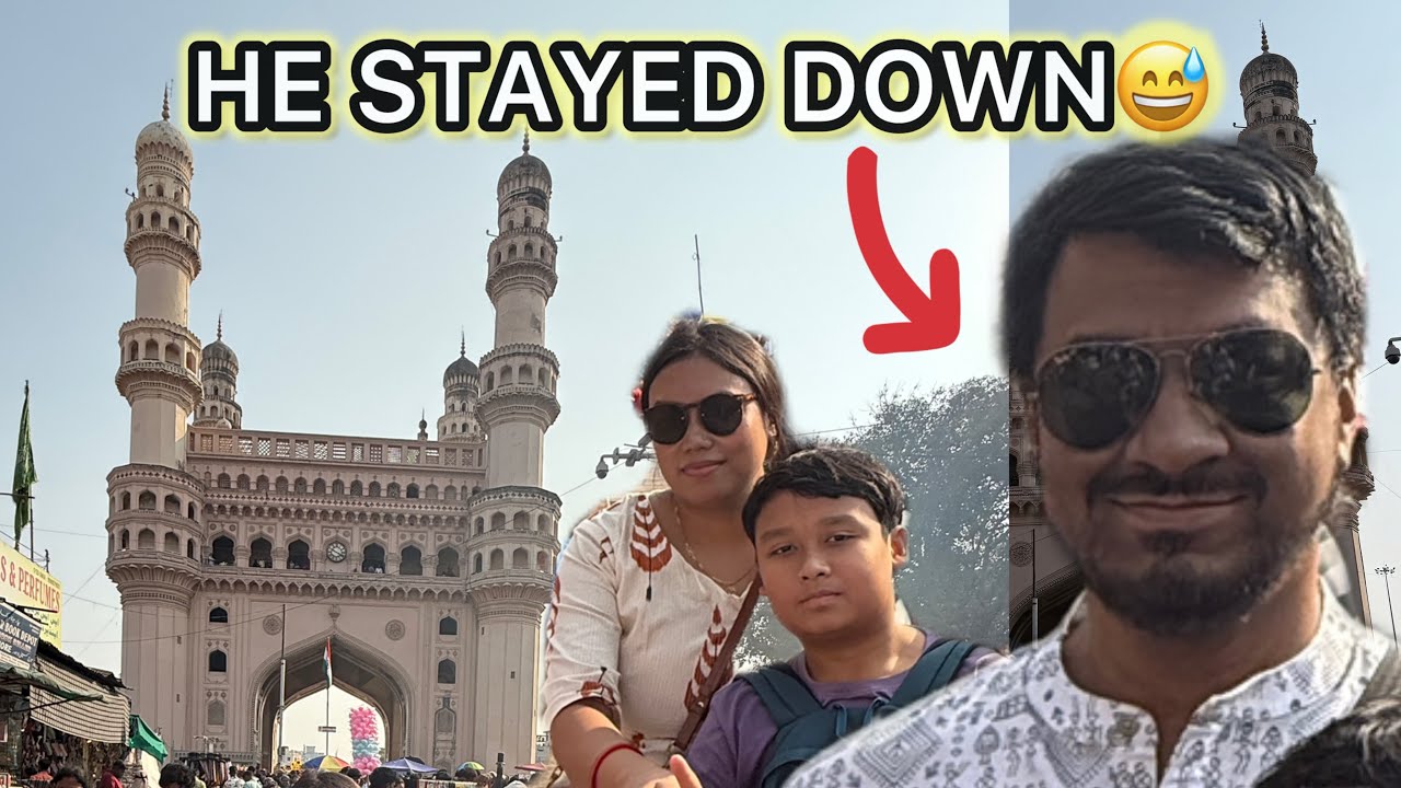 This Rule Ruined Our Charminar Plan 😅| Hyderabad Vlog