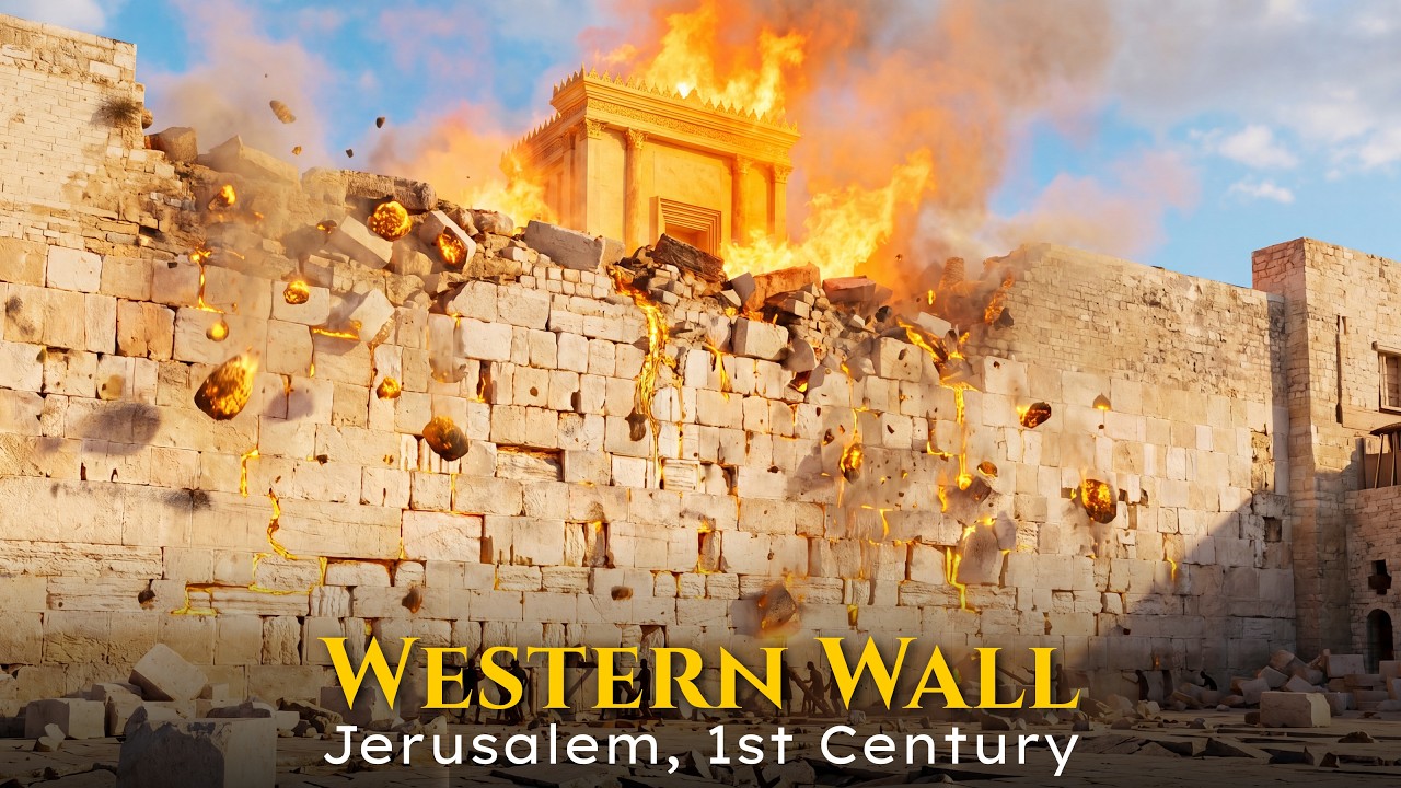 What the Western Wall Looked Like Before Its Destruction | Jerusalem, 1st Century
