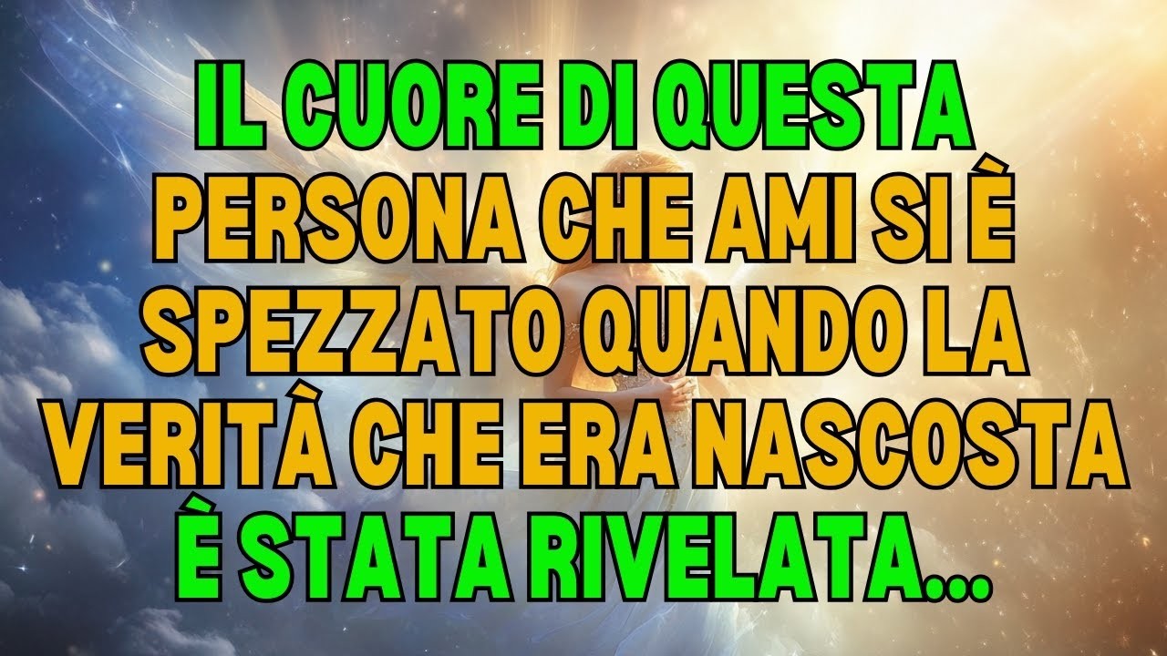 IL CUORE DI QUESTA PERSONA CHE AMI SI È SPEZZATO QUANDO LA VERITÀ CHE ERA NASCOSTA È STATA RIVELATA.