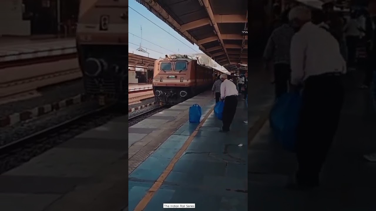 Gujarat queen arriving Bharuch Junction.     #indianrailways #shorts #youtubeshorts #subscribe