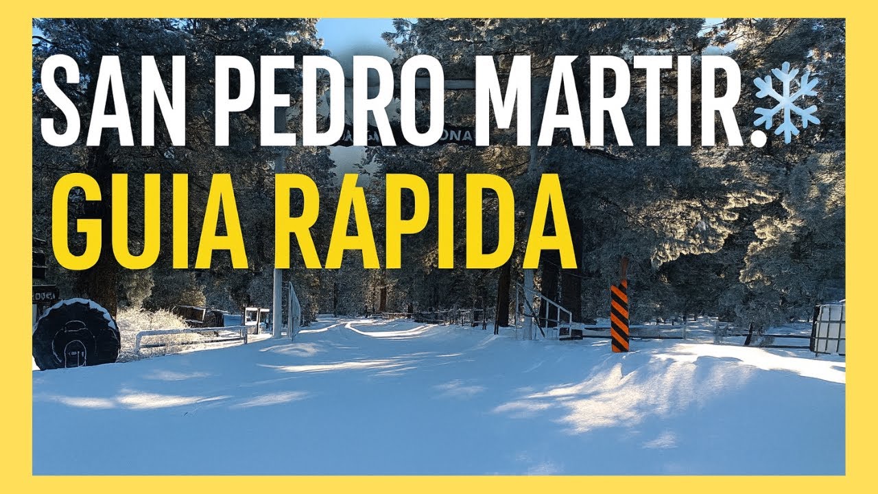 Guía Rápida para Visitar el parque nacional Sierra de San Pedro Mártir (Camping o 1 pasar el Día)