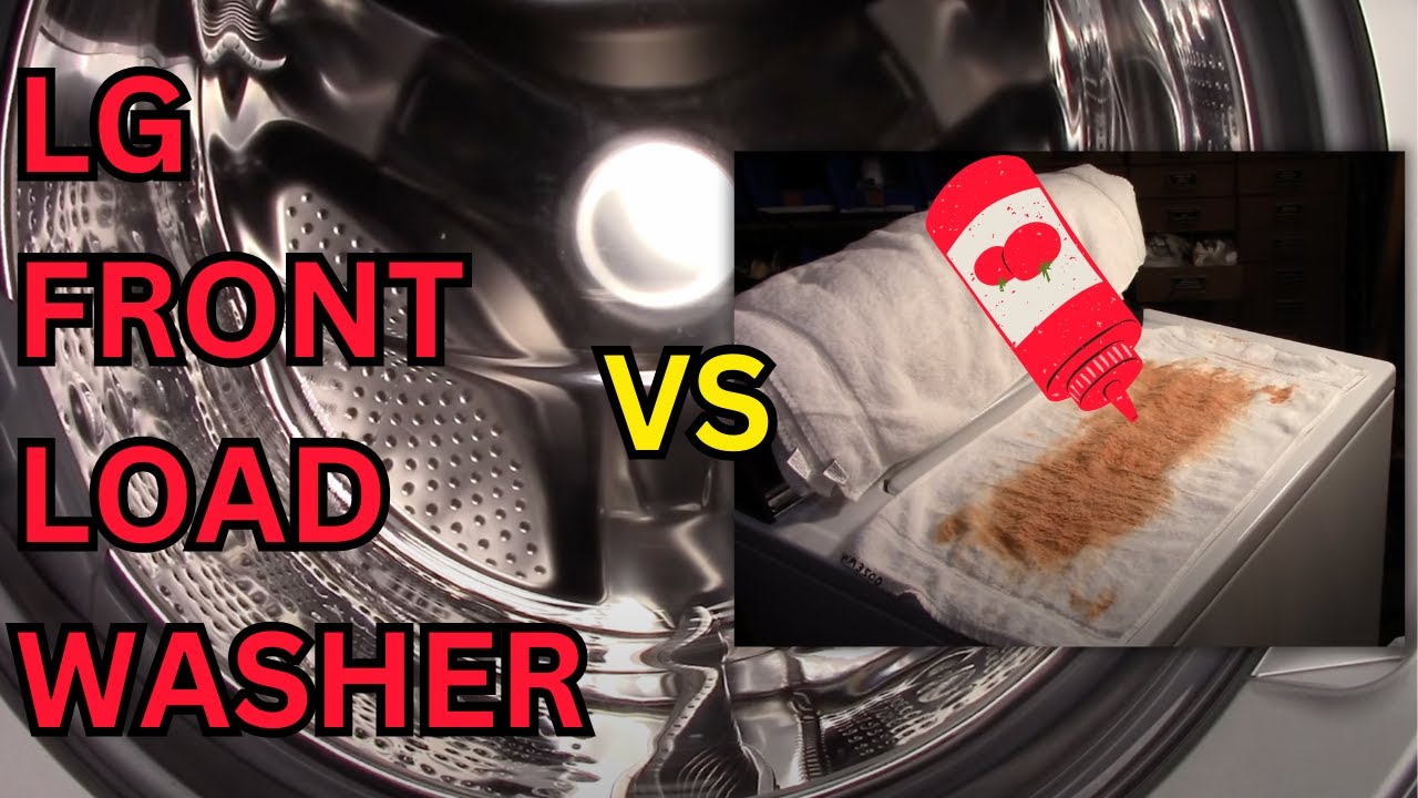 Ketchup Test: LG WM3500CW Front Load Washer