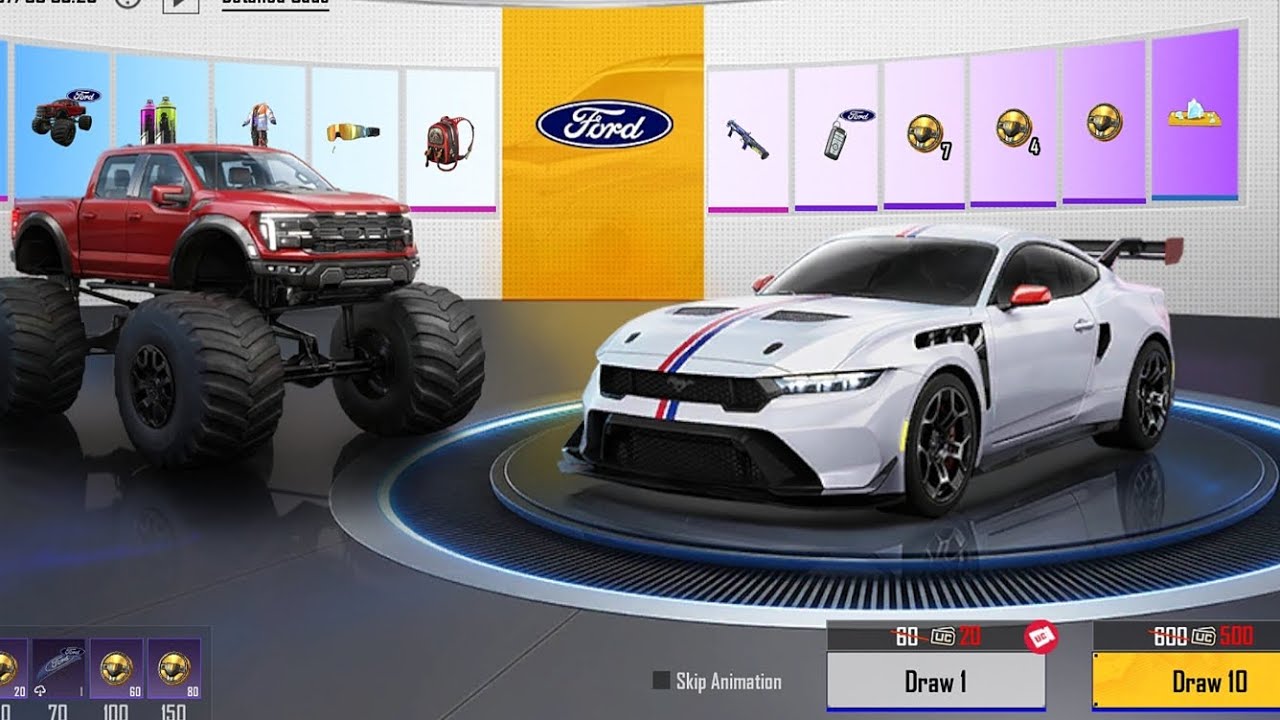 FORD MUSTANG AND RAPTOR R CRATE OPENING PUBG 🔥🎉 New Update 4.4 PUBG 