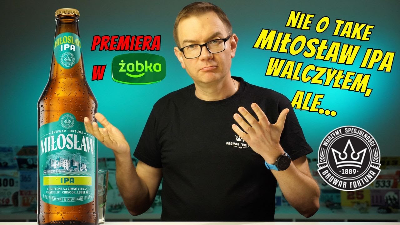 Miłosław IPA i Miłosław Bezalkoholowe IPA - Browar Fortuna