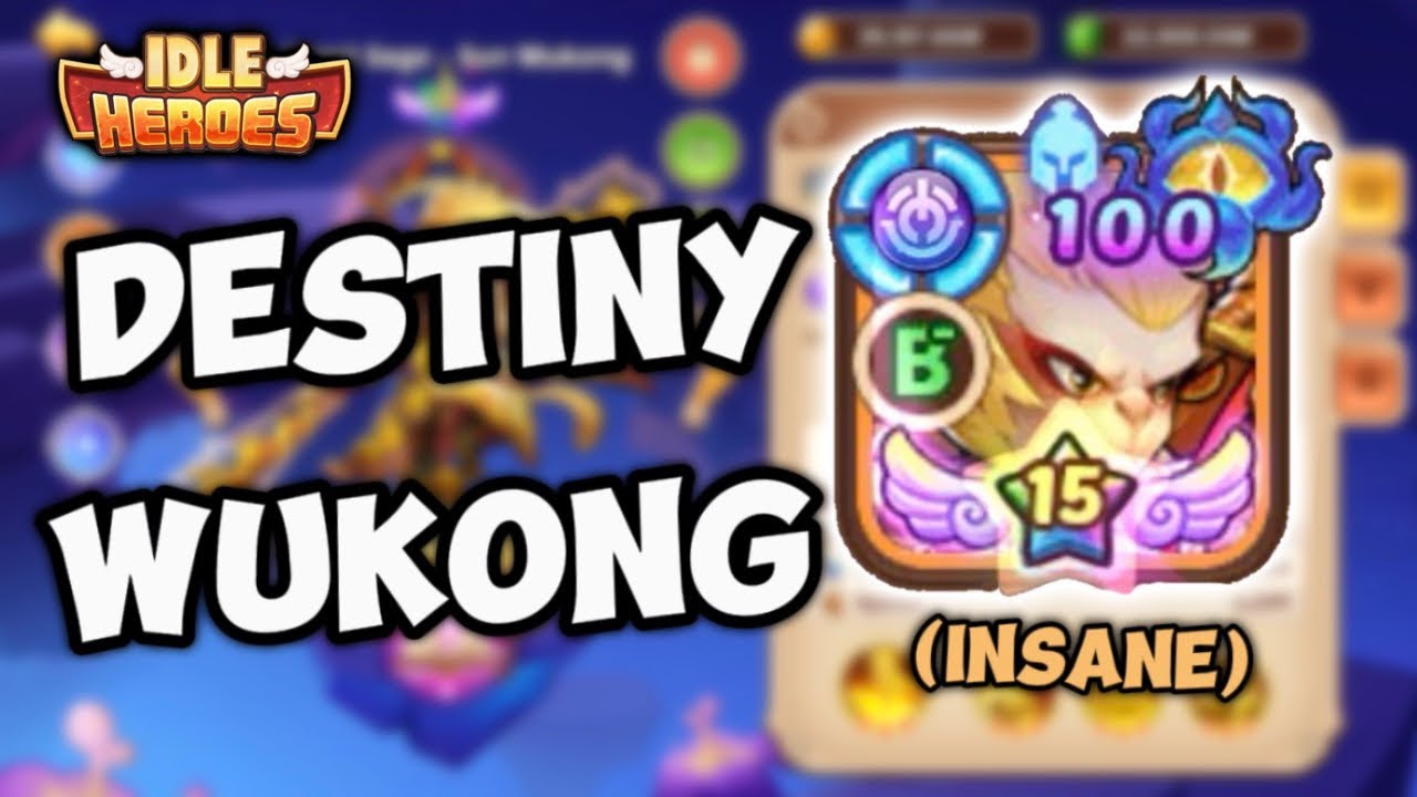 Idle Heroes - *ОГРОМНОЕ* улучшение до DESTINY Сунь Укун!!
