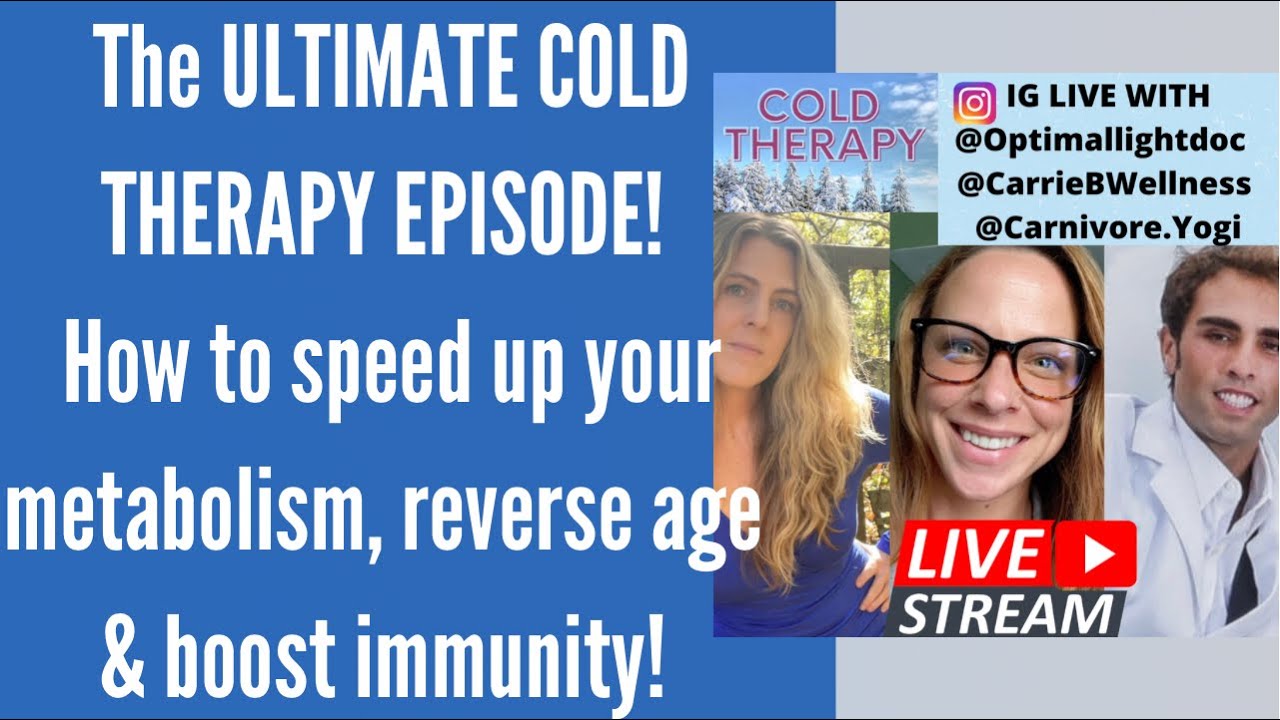 The ULTIMATE COLD THERAPY EPISODE!  How to speed up your metabolism, reverse age & boost immunity!