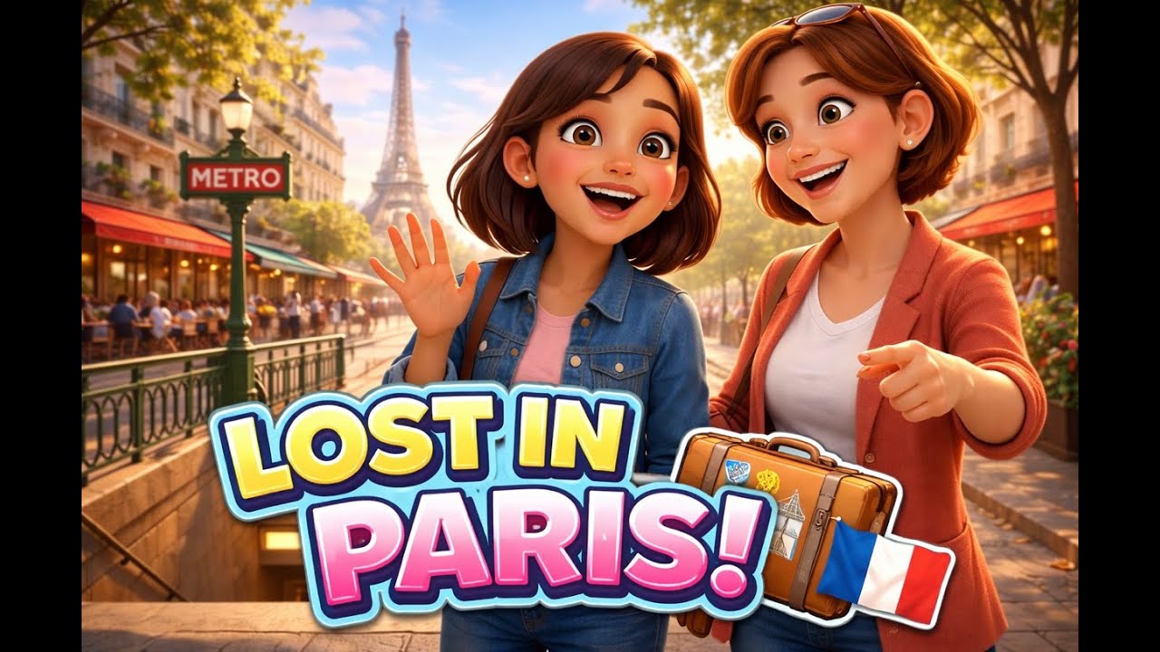 Asking for Directions in French 🇫🇷 | Easy French Story for Beginners