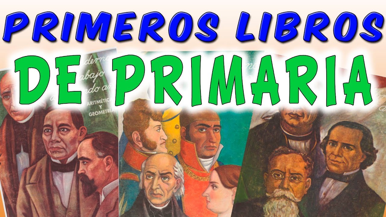 Como Eran los Libros de Primaria de 1960 | Primeros Libros de Primaria en México
