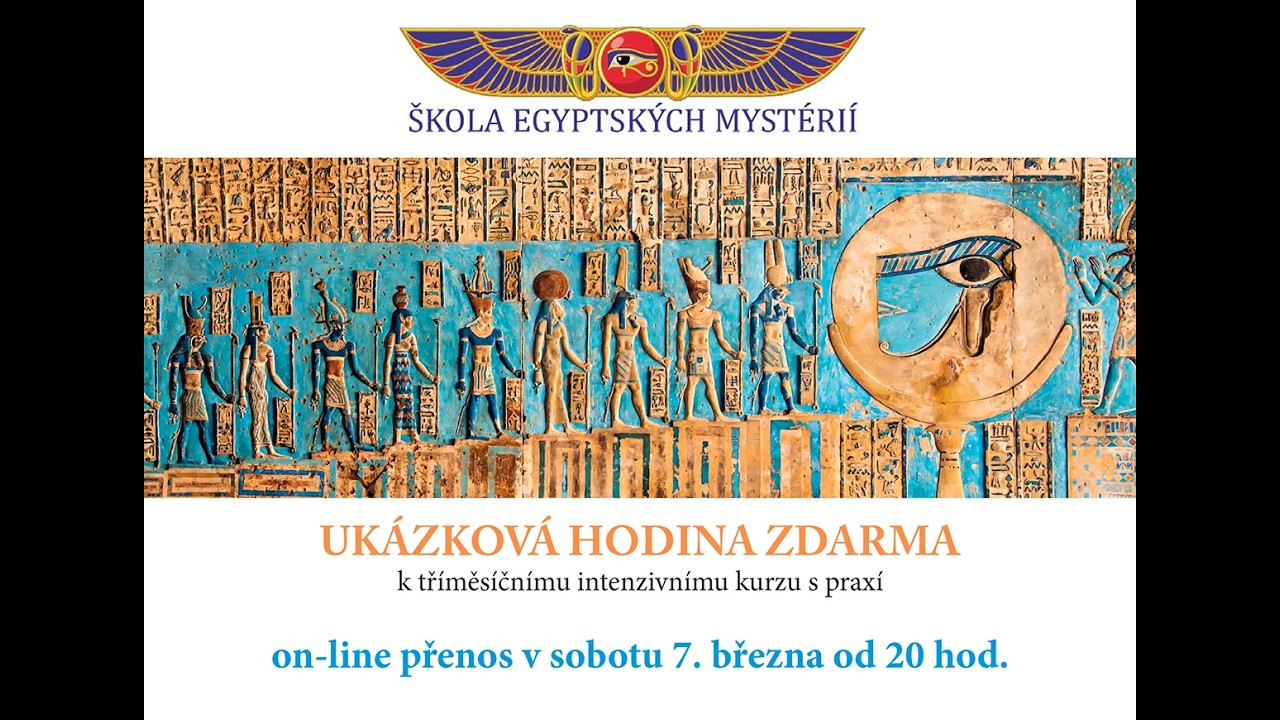 Ukázková hodina EGYPTSKÝCH MYSTÉRIÍ