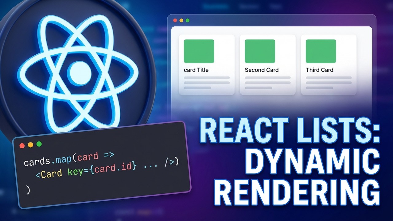 React အခြေခံ - 08 : Rendering Lists in React  | Myanmar