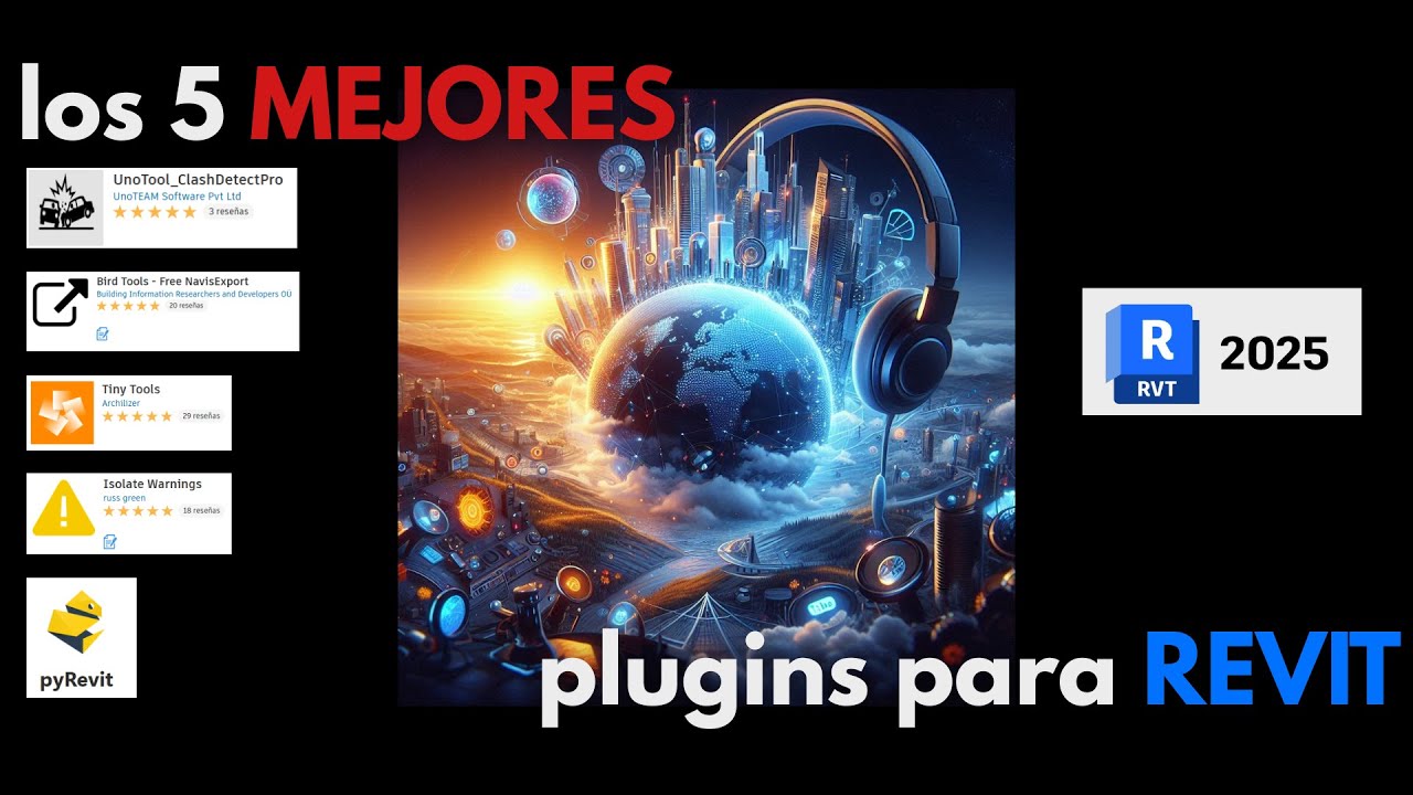 Los 5 MEJORES plugins para REVIT 2025 completamente GRATUITOS
