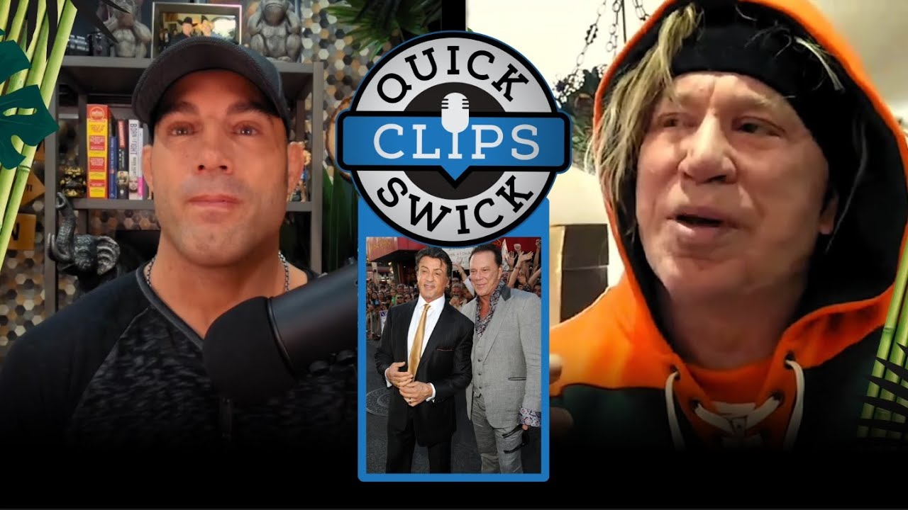That time when Mickey Rourke almost punched Sylvester Stallone | Mike Swick Podcast