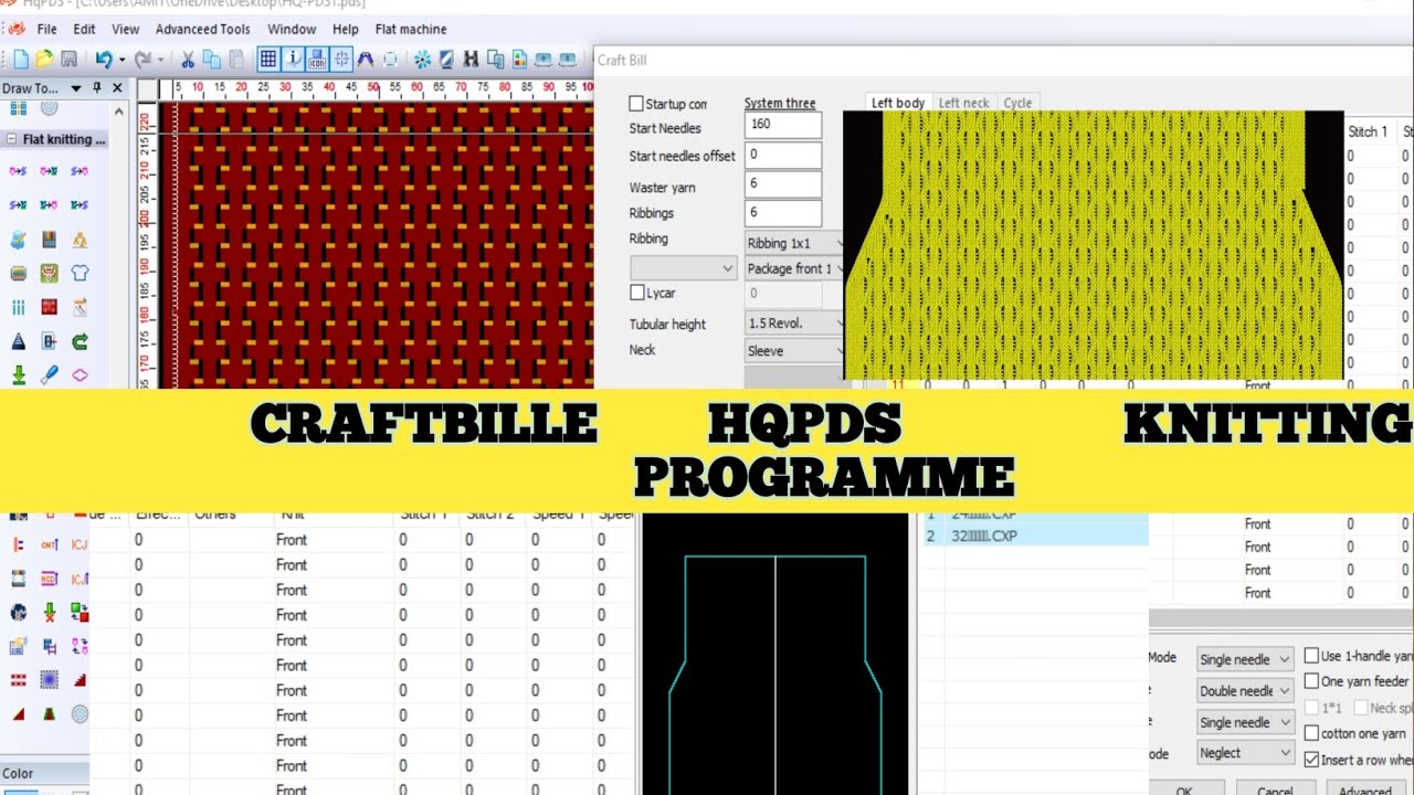 Craftbille program | Cardigan | China machine program | hqpds | #crochet