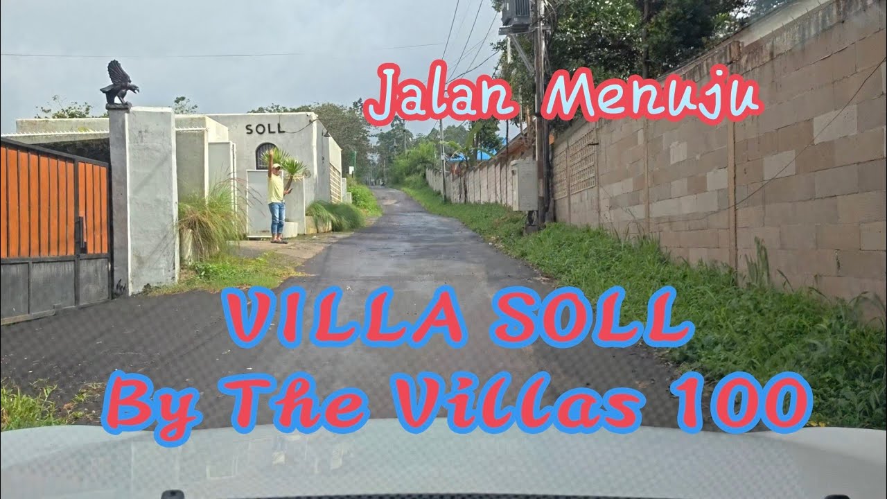 Дорога к вилле СОЛЛ от The Villas 100 - ПУНЧАК БОГОР