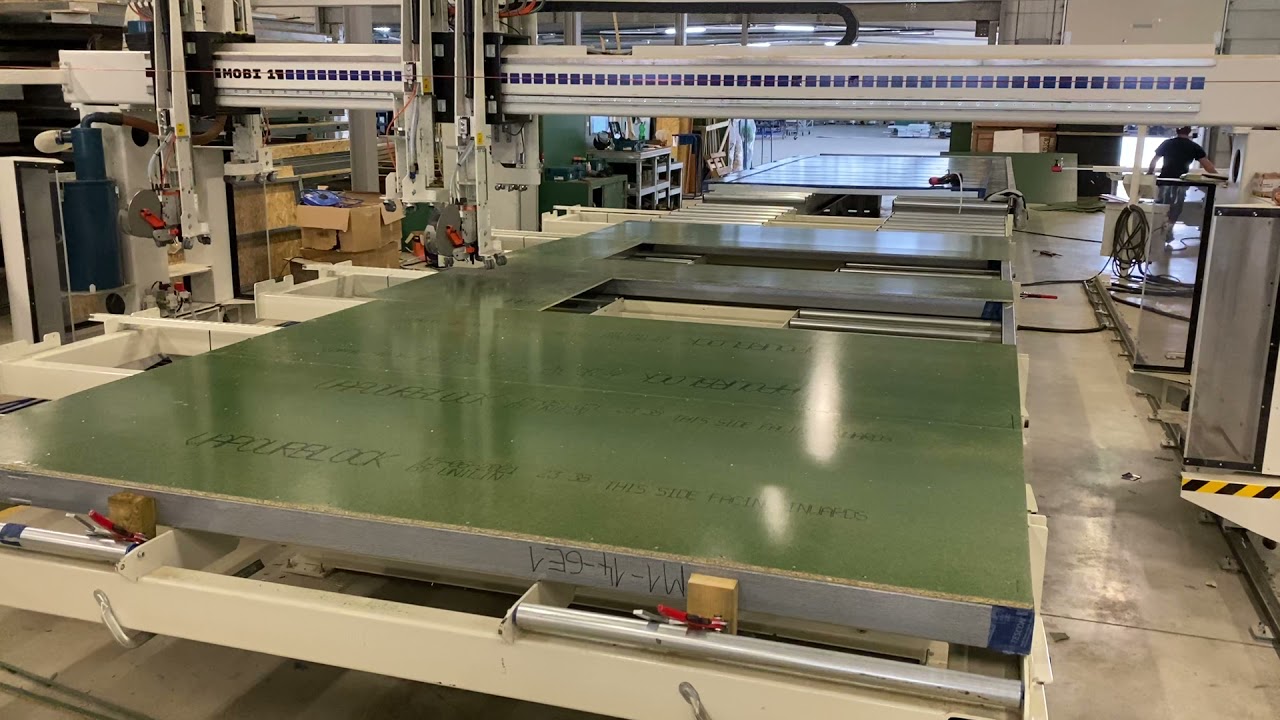 Routing sheets on steel frame