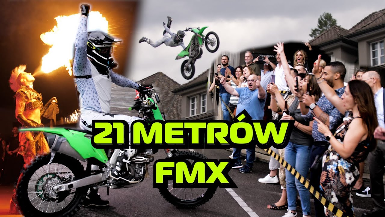 ARTUR PUZIO POKAZ FREESTYLE MOTOCROSS W SZWAJCARII / MOTOGANG FMX SHOW / The Art of Show event
