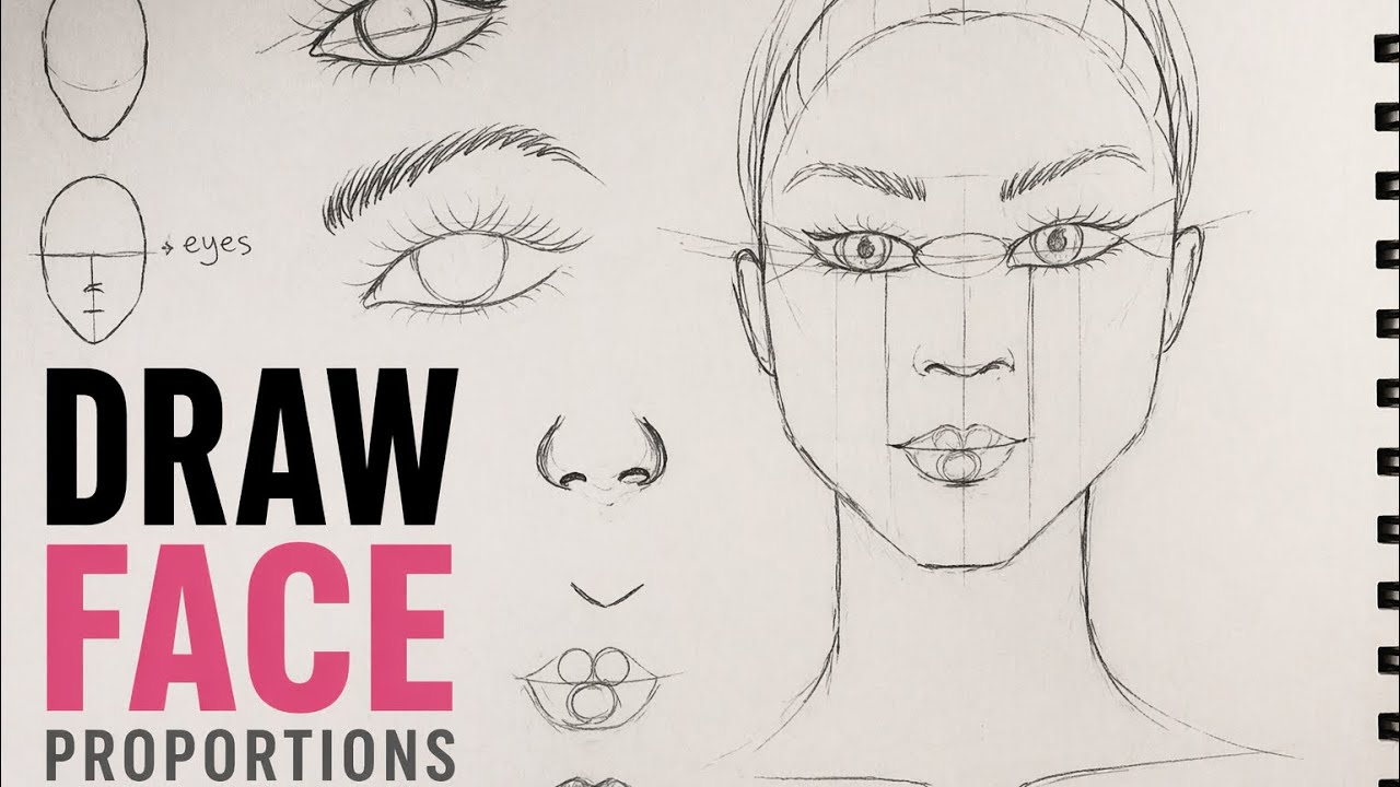 How to Put Facial Features Together| Drawing Face