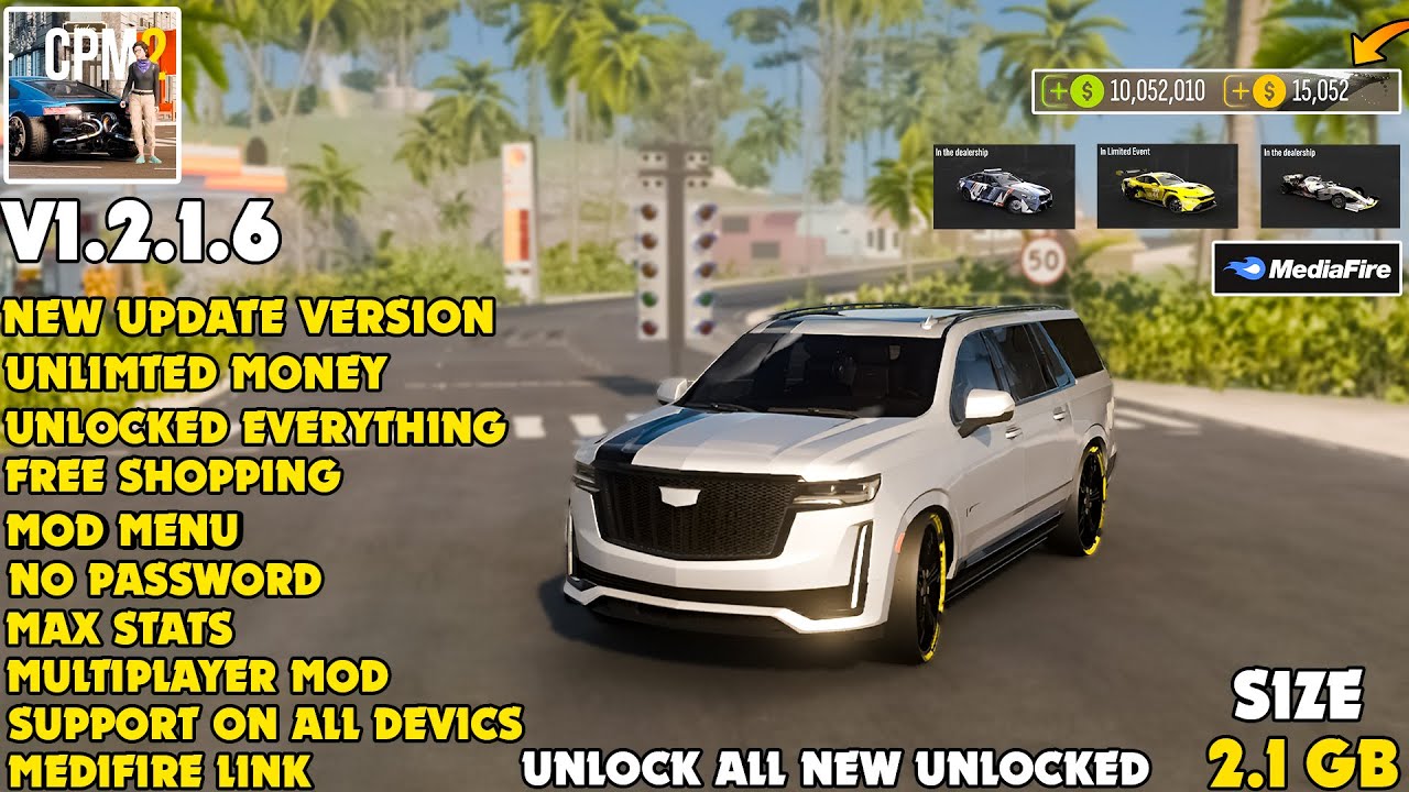 🔥 NEW UPDATE!! CPM 2 Mod APK v1.2.1.6 &ndash; New Update 2025, 4 New Car Added & Latest Features 🚗