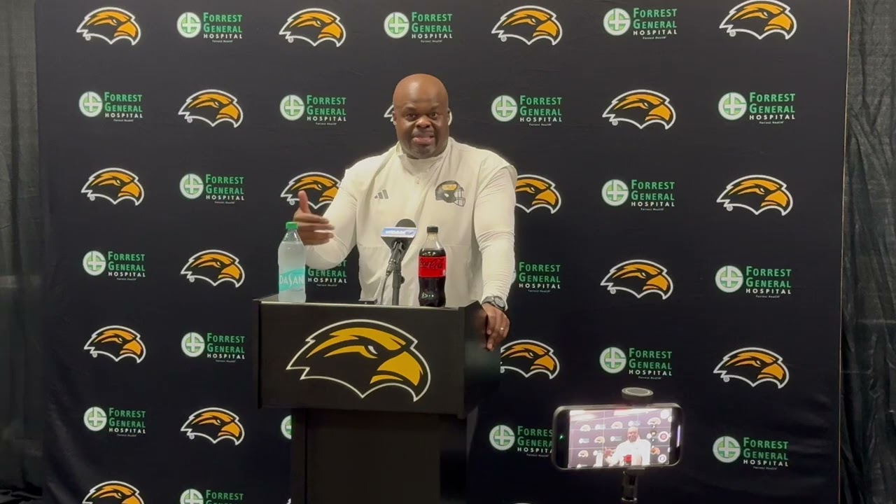 Southern Miss Football | Charles Huff, players speak after beating Appalachian State 38-22