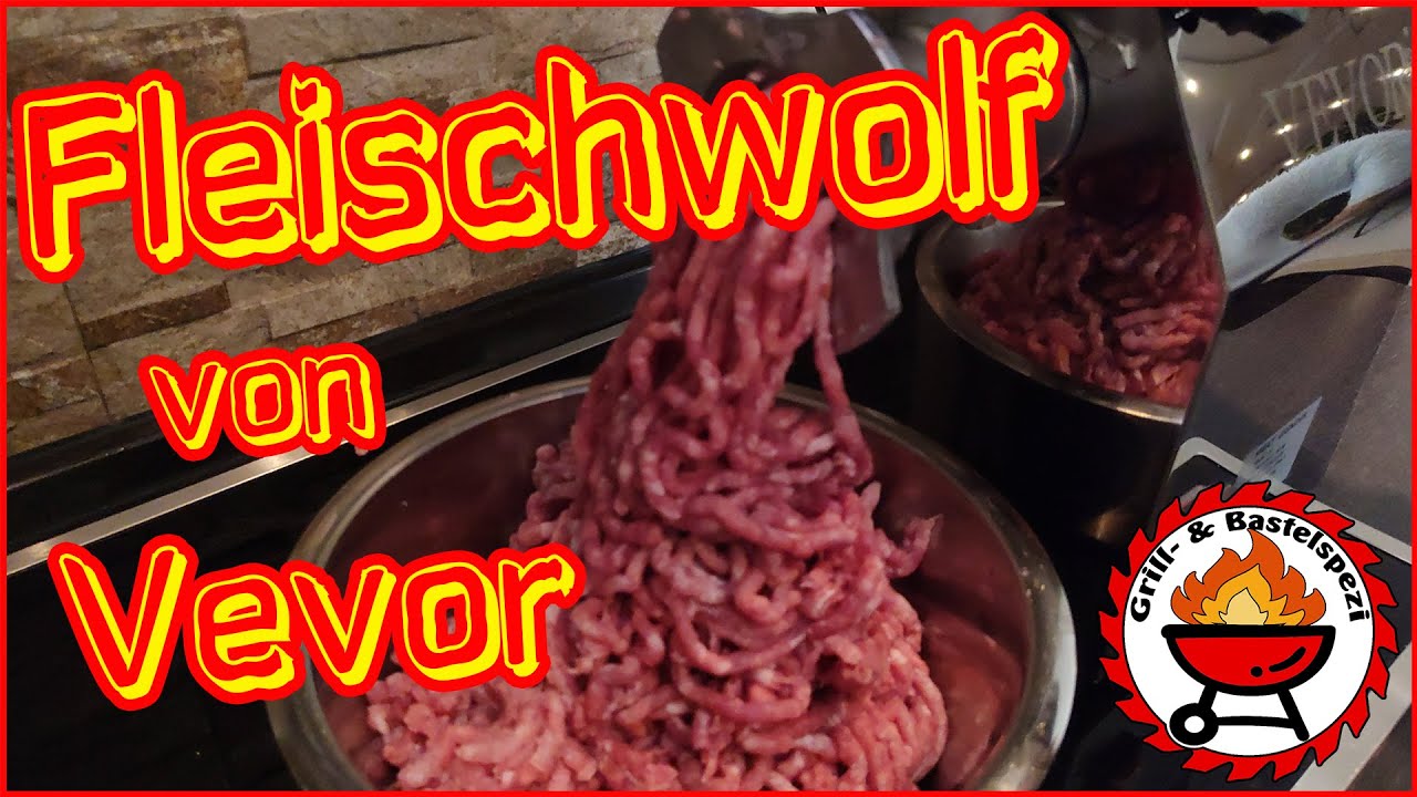 Vevor Fleischwolf 850Watt - Unboxing, Test, Fazit