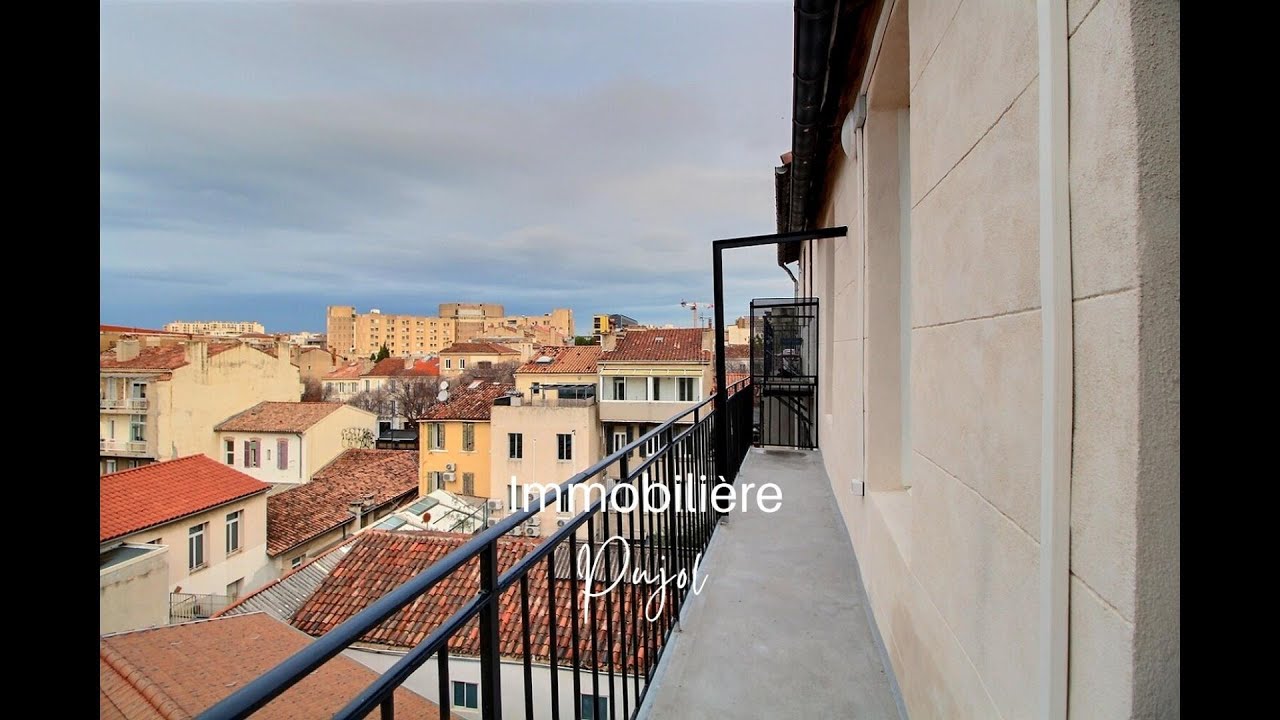 Appartement T2 avec balcon et vue d&eacute;gag&eacute;e - Marseille 13005 secteur Timone