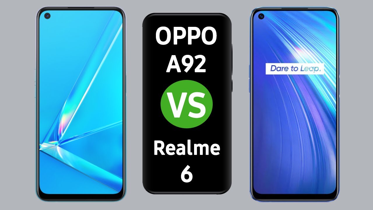 OPPO A92 vs Realme 6 - #مقارنة_مواصفات